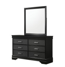 AMALIA BLACK BEDROOM SET