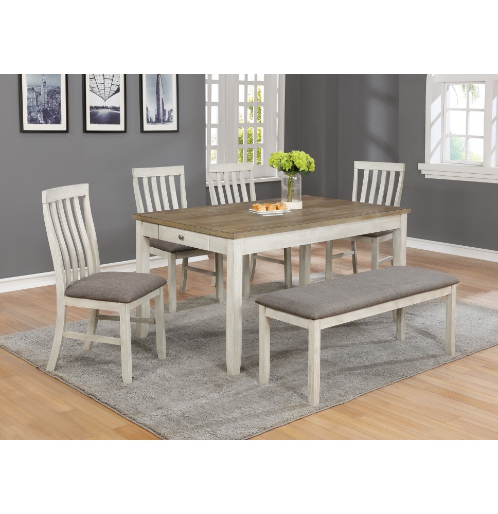 NINA DINING GROUP WHITE - 2217