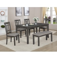 PAIGE 6-PC DINETTE GREY - 2325GY-SET