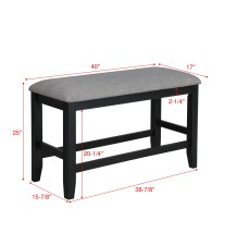 FULTON BLACK COUNTER HEIGHT GROUP - 2727BK