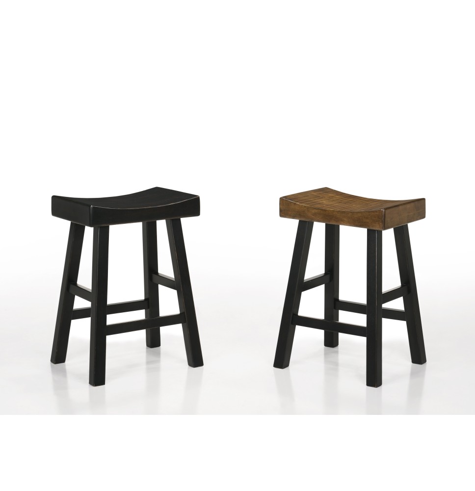 ARUBA 24" SADDLE STOOL - 2786