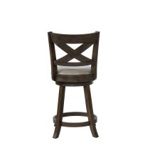 KIPPER SWIVEL BARSTOOL GREY - 2793C-24-GY