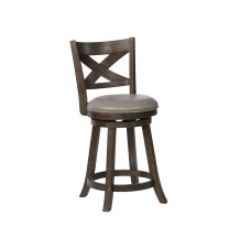 KIPPER SWIVEL BARSTOOL GREY - 2793C-24-GY