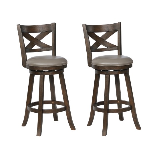 KIPPER SWIVEL BARSTOOL GREY - 2993C-29-GY