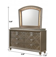 Cristal Bedroom Group - B7800