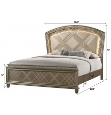 Cristal Bedroom Group - B7800