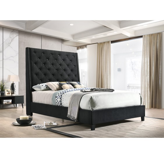 CHANTILLY BED BLACK