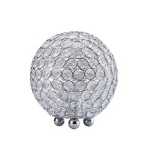 Crystal Round Table Lamp 8.5"H 6252T