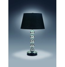 Stacked Ball Chrome 29" Table Lamp