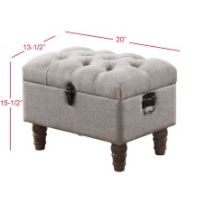 Sachi Storage Ottoman Set (3 PIECE) 4329SET-TAU