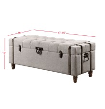 Sachi Storage Ottoman Set (3-PIECE)