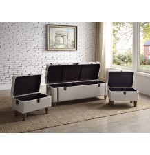 Sachi Storage Ottoman Set (3 PIECE) 4329SET-TAU