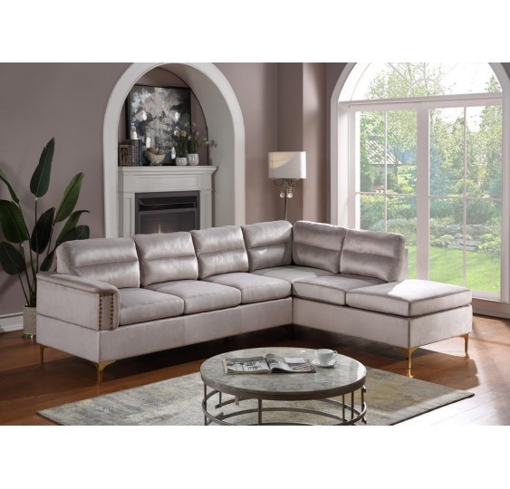 Vogue Silver Sectional Lu