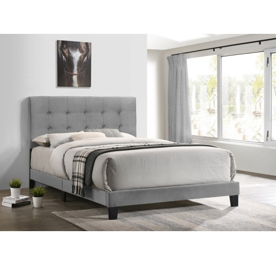 930 Grey Platform Bed - Twin, Full, Queen, King