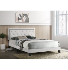 Passion White Platform Bed -
