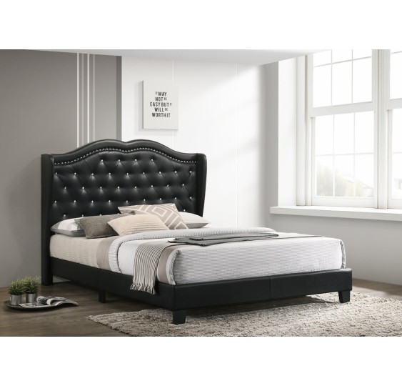 Paradise2 Black Platform Bed