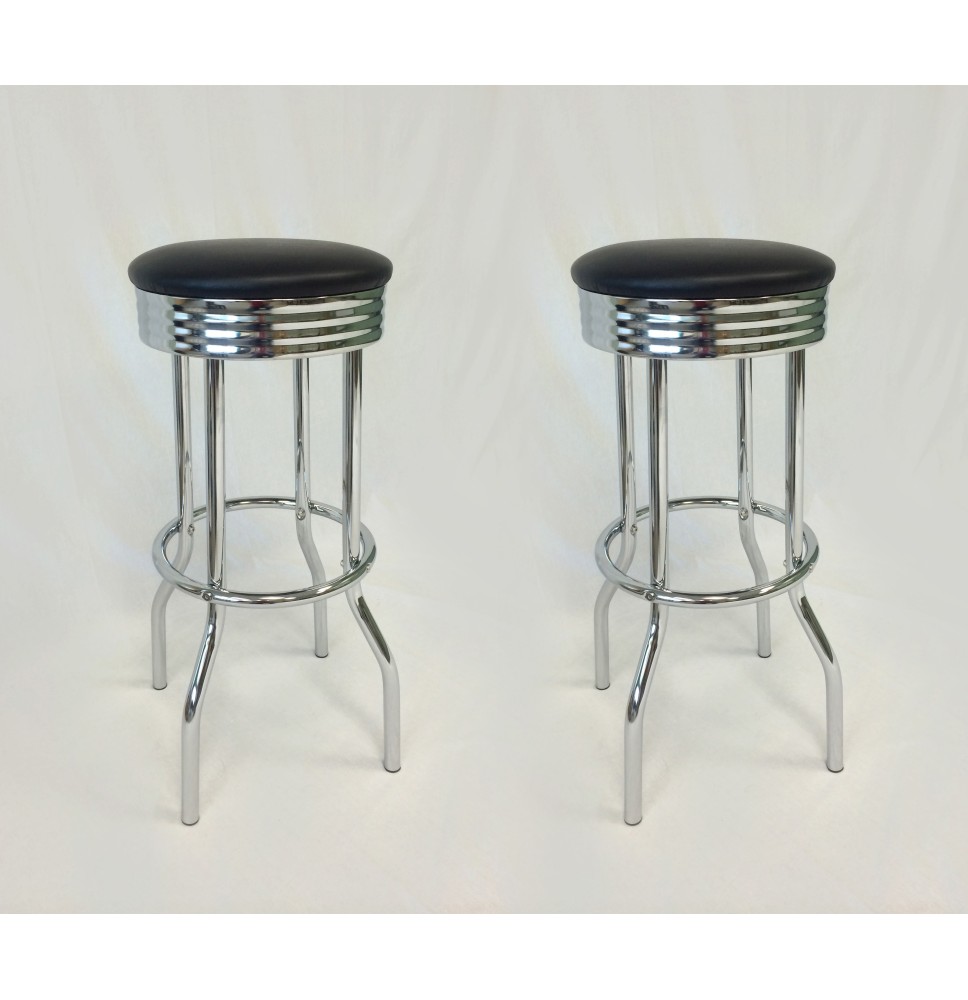 Retro 30" Swivel Barstool, Set of 2 - 3904