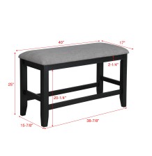 FULTON BLACK COUNTER HEIGHT...