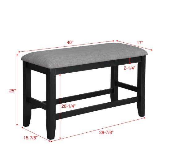 FULTON BLACK COUNTER HEIGHT GROUP - 2727BK