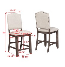 REGENT COUNTER HEIGHT 2 ADDITIONALS CHAIRS - 2772