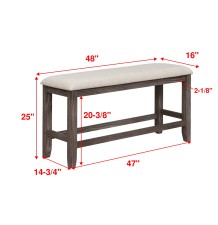 REGENT COUNTER HEIGHT BENCH - 2772