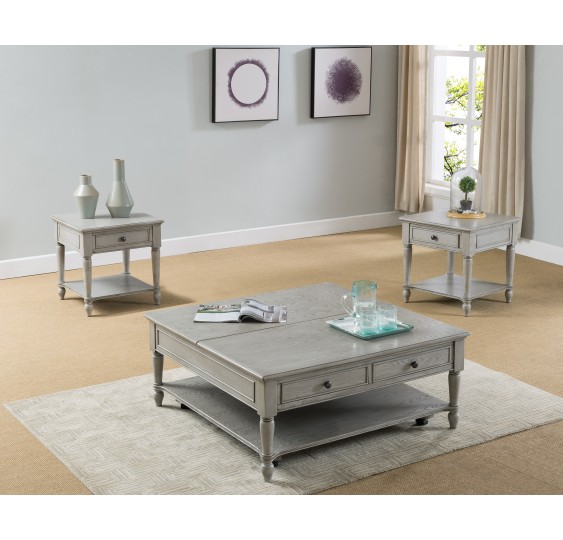 Crown Mark Liberty 3pc Coffee Table Set - 4117