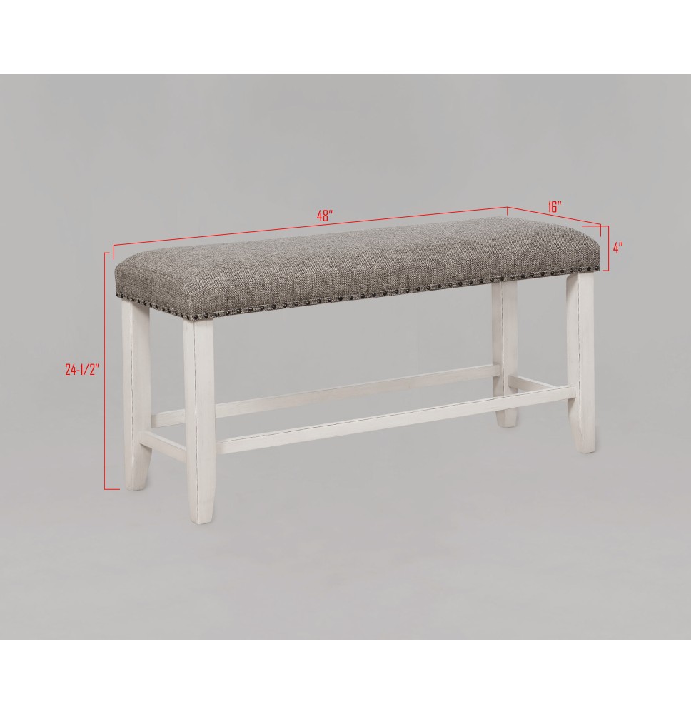 CLOVER COUNTER HEIGHT BENCH - 2765