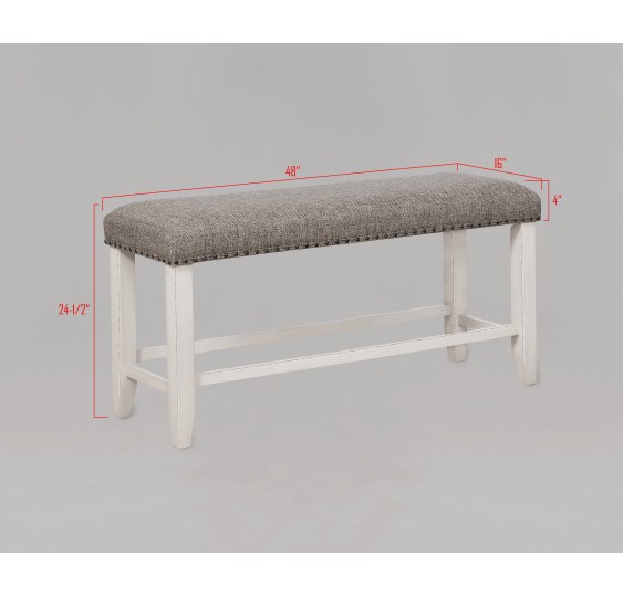 CLOVER COUNTER HEIGHT BENCH - 2765