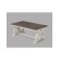 Clementine White / Brown Coffee Table