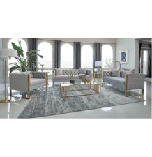 Eastbrook 2-Piece Tufted Back Living Room Set Grey