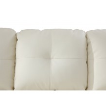 Sleeper American Furniture Warehouse White Leather Sofa