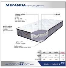 Miranda innerspring mattress 9.5 in