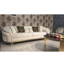 Allita - Cream Sofa & Loveseat