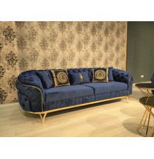 Allita - Blue Sofa & Loveseat