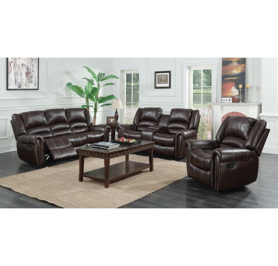 Lexington Gel Brown - Reclining Set