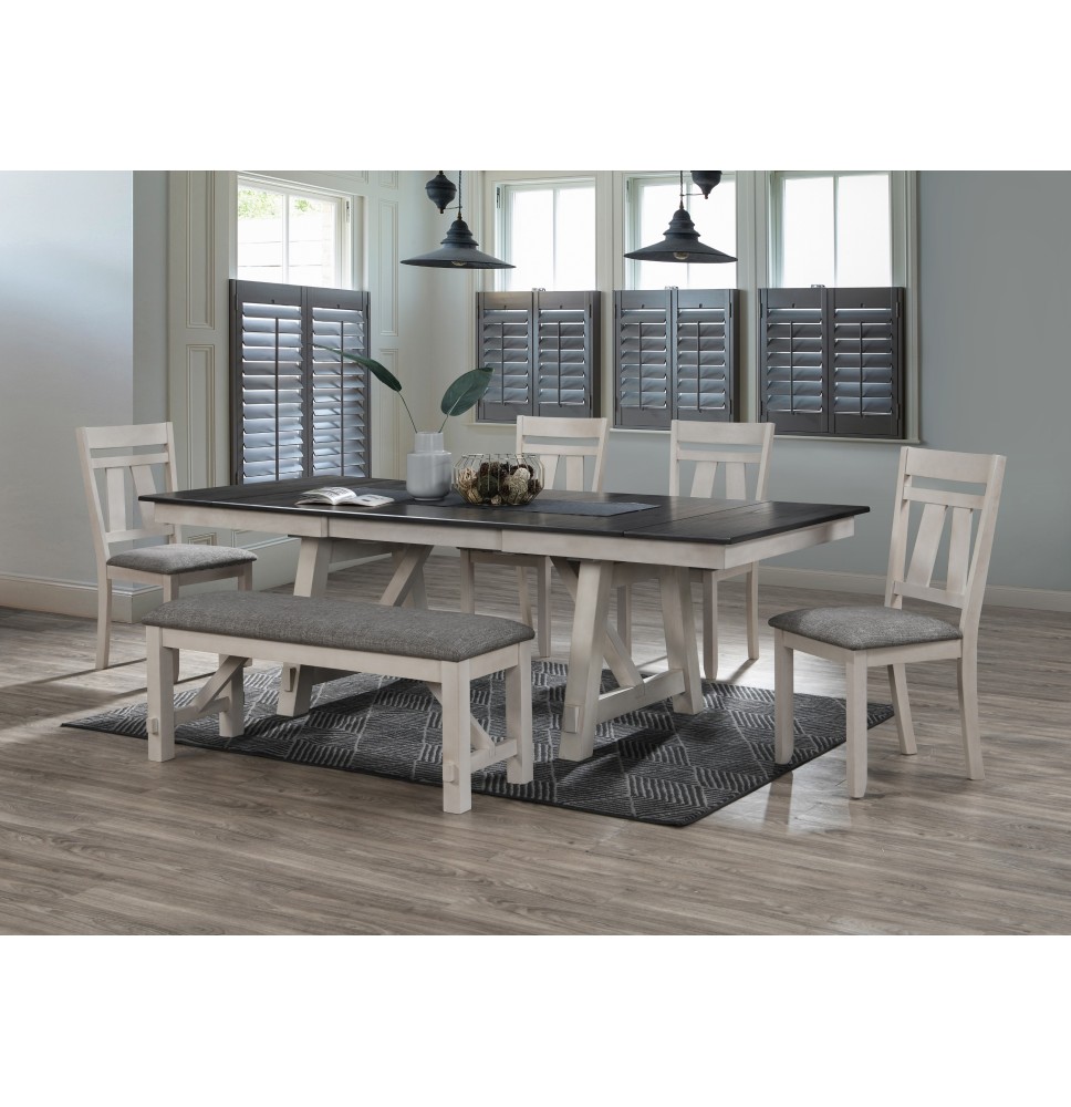 MARIBELLE CHALK/GREY DINING GROUP - 2158