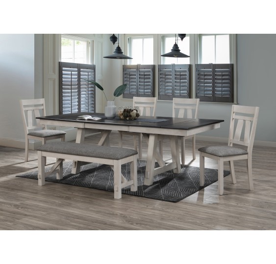 MARIBELLE CHALK/GREY DINING GROUP - 2158