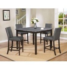 Pompei Grey Counter Height Dining Room Set - 5 Piece